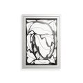 White Potted Plant - Wall Cabinet - Konrad Blaszczyk - Chalk - Overlay Glass
