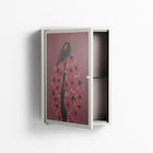 Covered in Flowers - Wall Cabinet - Raissa Oltmanns - Chalk - Overlay Glass