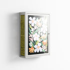 Floral Delight - Wall Cabinet - Sandra Hutter - Chalk - Overlay Glass