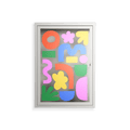 Fun Shapes - Wall Cabinet - Sandra Hutter - Chalk - Overlay Glass