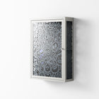 Thick Lines Good Times - Wall Cabinet - Craig Watkins - Chalk - Overlay Glass