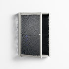 Thick Lines Good Times - Wall Cabinet - Craig Watkins - Chalk - Overlay Glass