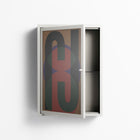 JJ - Wall Cabinet - Oluwaseyi Samuel Adebayo - Chalk - Overlay Glass