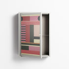 Harmonic - Wall Cabinet - Rikki Hewitt - Chalk - Overlay Glass