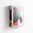 Plume - Wall Cabinet - Rikki Hewitt - Chalk - Overlay Glass