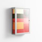 Turnstile - Wall Cabinet - Rikki Hewitt - Chalk - Overlay Glass