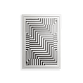 Rectangle In Rectangle - Wall Cabinet - Guido De Boer - Chalk - Overlay Glass