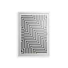 Rectangle In Rectangle - Wall Cabinet - Guido De Boer - Chalk - Overlay Glass