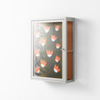 Blooming Folk Garden - Wall Cabinet - Sandra Hutter - Chalk - Overlay Glass