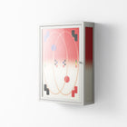 Parallel Mirage - Wall Cabinet - Oluwaseyi Samuel Adebayo  - Chalk - Overlay Glass