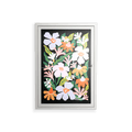 Floral Delight - Wall Cabinet - Sandra Hutter - Chalk - Overlay Glass