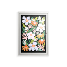 Floral Delight - Wall Cabinet - Sandra Hutter - Chalk - Overlay Glass