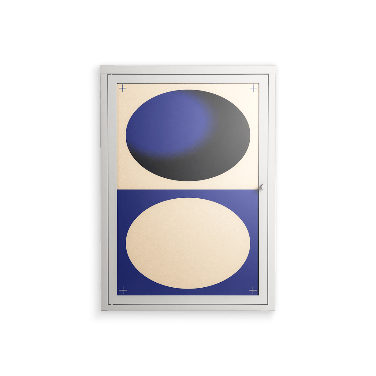 Entrance - Wall Cabinet - Oluwaseyi Samuel Adebayo - Chalk - Overlay Glass