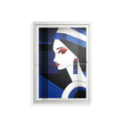 Beyond The Veil Of Consciousness - Wall Cabinet - Mathilda Kienast - Chalk - Clear glass