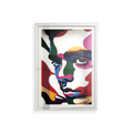 Fragments Of A Painted Souls - Wall Cabinet - Mathilda Kienast - Chalk - Clear glass