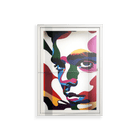Fragments Of A Painted Souls - Wall Cabinet - Mathilda Kienast - Chalk - Clear glass