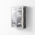 Wave Lens - Wall Cabinet - Oluwaseyi Samuel Adebayo - Chalk - Overlay Glass