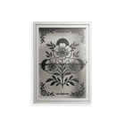 Barbed Bloom - Wall Cabinet - Daphna Sebbane - Chalk - Overlay Glass