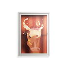 Drink And Cherries - Wall Cabinet - Raissa Oltmanns - Chalk - Overlay Glass