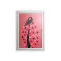 Covered in Flowers - Wall Cabinet - Raissa Oltmanns - Chalk - Overlay Glass