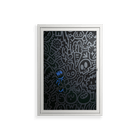 Thick Lines Good Times - Wall Cabinet - Craig Watkins - Chalk - Overlay Glass