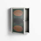 Soul Split - Wall Cabinet - Oluwaseyi Samuel Adebayo - Chalk - Overlay Glass
