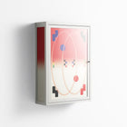 Parallel Mirage - Wall Cabinet - Oluwaseyi Samuel Adebayo  - Chalk - Overlay Glass