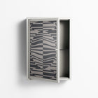 Wave Lens - Wall Cabinet - Oluwaseyi Samuel Adebayo - Chalk - Overlay Glass