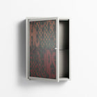 Hours - Wall Cabinet - Oluwaseyi Samuel Adebayo - Chalk - Overlay Glass