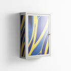 Blue Gale - Wall Cabinet - Oluwaseyi Samuel Adebayo - Chalk - Overlay Glass