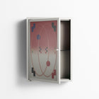 Parallel Mirage - Wall Cabinet - Oluwaseyi Samuel Adebayo  - Chalk - Overlay Glass