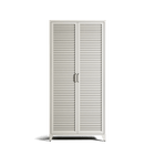 Mandarin - Two Door Tall Wardrobe - Chalk