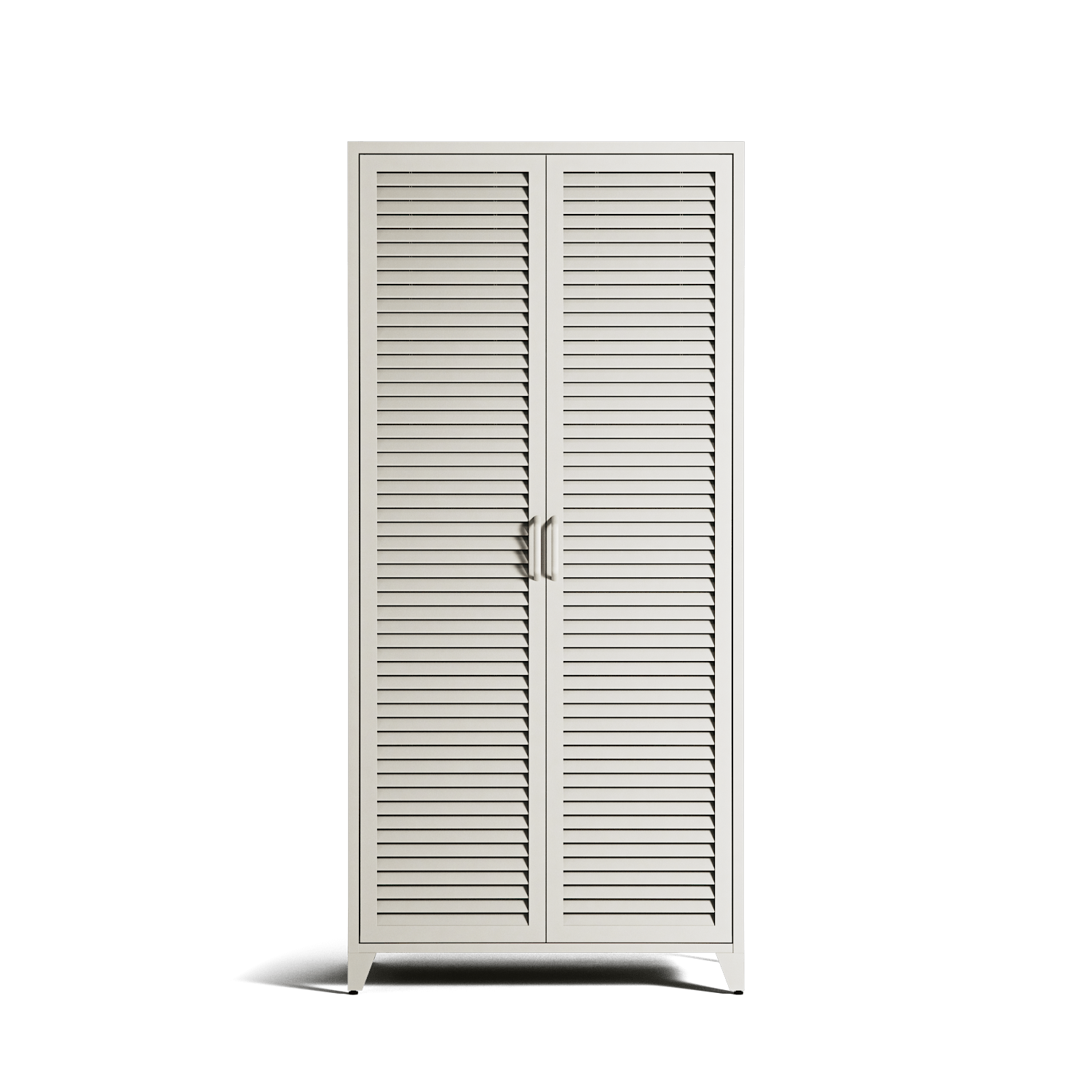 Mandarin - Two Door Tall Wardrobe - Chalk