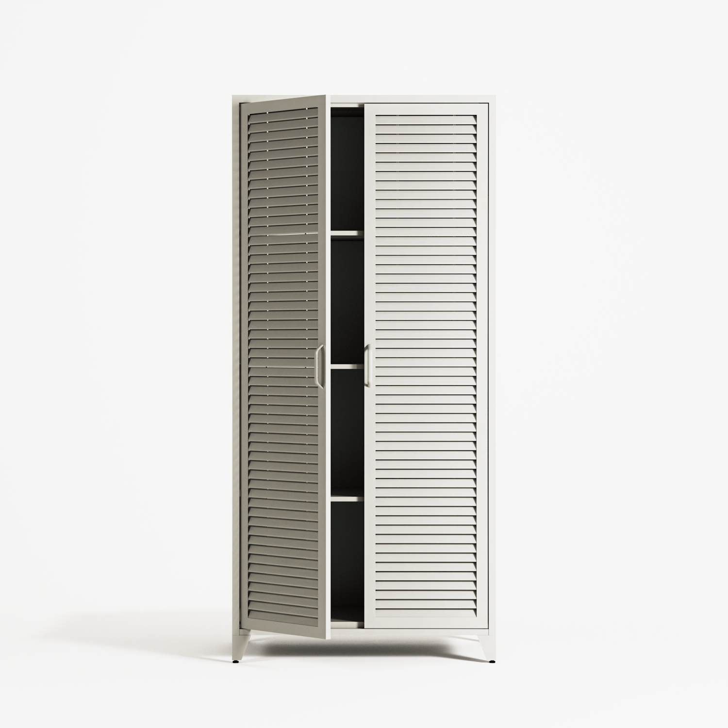 Mandarin - Two Door Tall Wardrobe - Chalk
