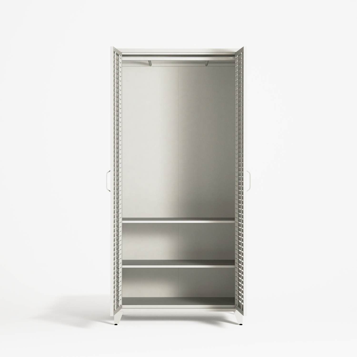 Mandarin - Two Door Tall Wardrobe - Chalk