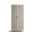 Mandarin - Two Door Tall Wardrobe - Pebble