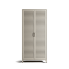 Mandarin - Two Door Tall Wardrobe - Pebble
