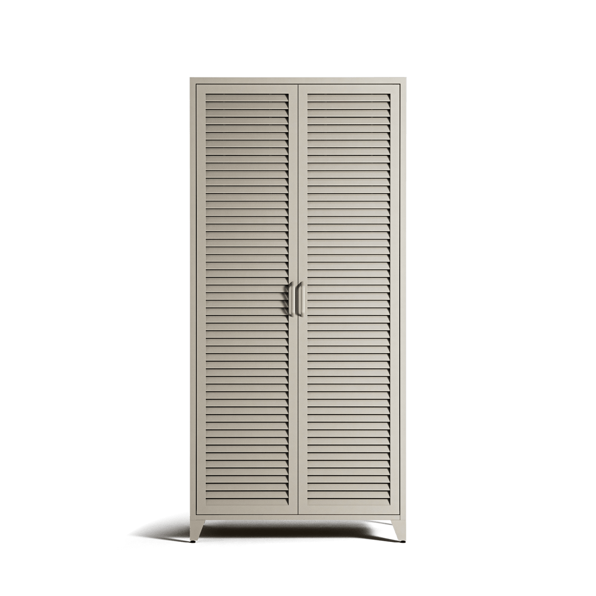 Mandarin - Two Door Tall Wardrobe - Pebble