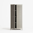 Mandarin - Two Door Tall Wardrobe - Pebble