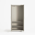 Mandarin - Two Door Tall Wardrobe - Pebble