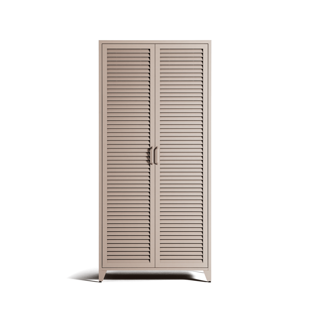 Mandarin - Two Door Tall Wardrobe - Mushroom