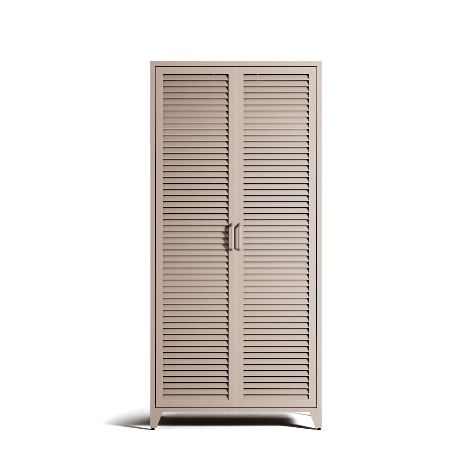 Mandarin - Two Door Tall Wardrobe - Mushroom