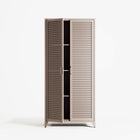 Mandarin - Two Door Tall Wardrobe - Mushroom