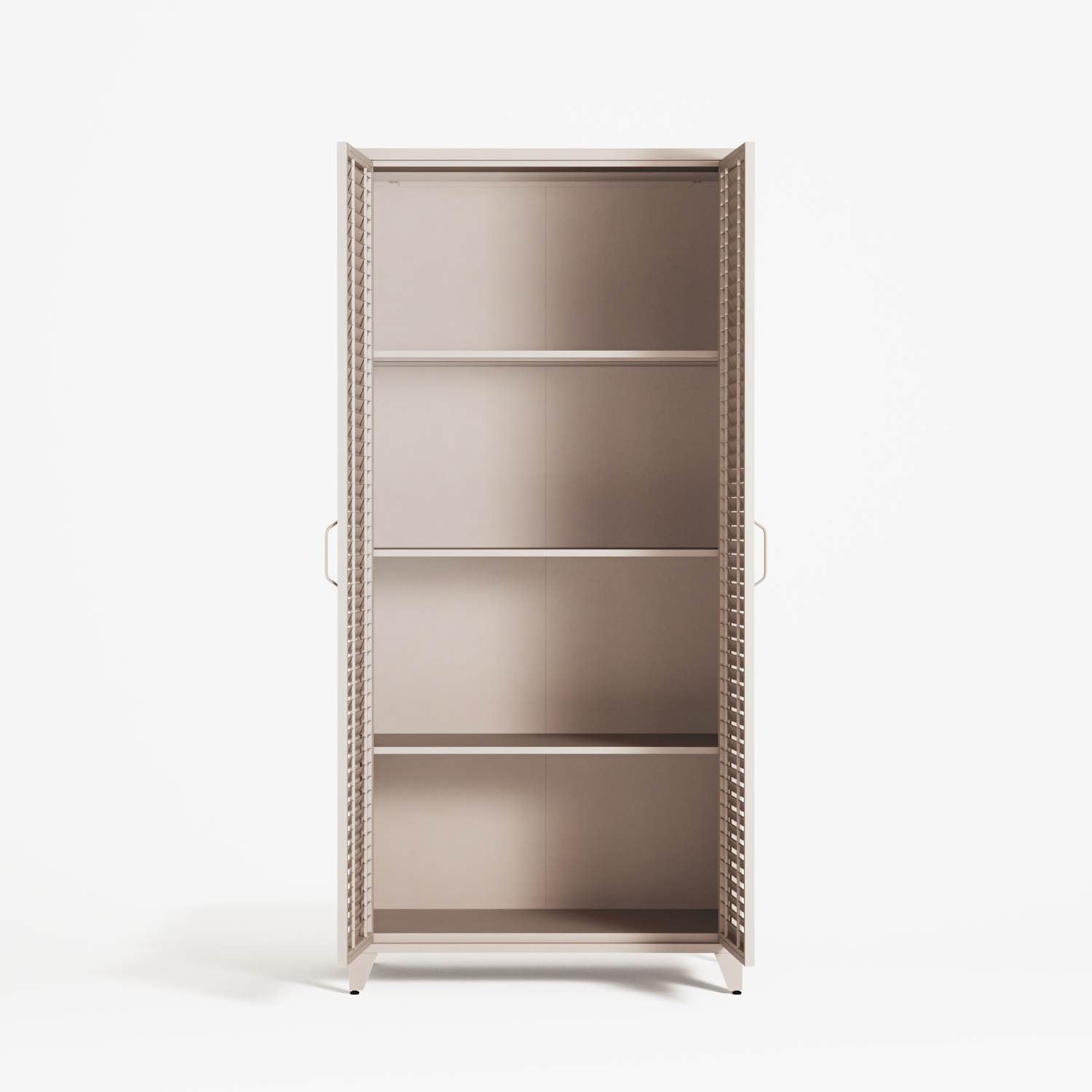 Mandarin - Two Door Tall Wardrobe - Mushroom