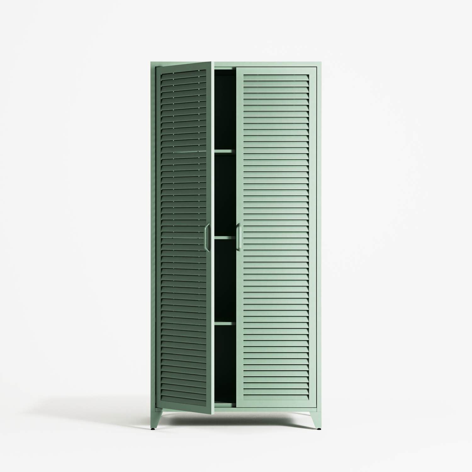 Mandarin - Two Door Tall Wardrobe - Sage