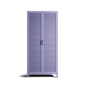 Mandarin - Two Door Tall Wardrobe - Lilac