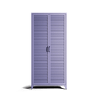 Mandarin - Two Door Tall Wardrobe - Lilac