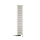 Mandarin - One Door Wardrobe - Right - Chalk