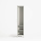 Mandarin - One Door Wardrobe - Right - Chalk