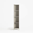Mandarin - One Door Wardrobe - Right - Pebble